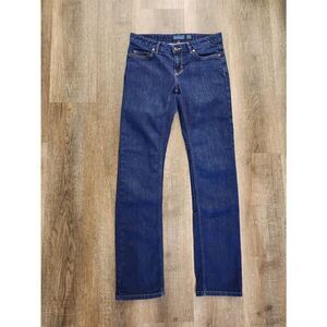 Patagonia Womens Jeans Low-Rise rise skinny Dark wash organic cotton 26x31